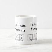 Tasse de nom de table périodique de Hobert (Centre)