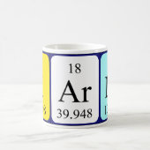 Tasse de nom de table périodique de Karla (Centre)