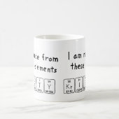 Tasse de nom de table périodique de Kristy (Centre)