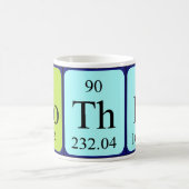 Tasse de nom de table périodique de mère (Centre)