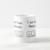 Tasse de nom de table périodique de Nicola (Centre)