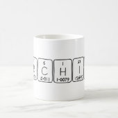 Tasse de nom de table périodique de poussin de (Centre)