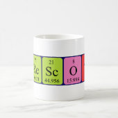 Tasse de nom de table périodique de Prescott (Centre)