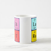 Tasse de nom de table périodique de rat de (Centre)