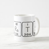 Tasse de nom de table périodique de rats de (Devant droit)