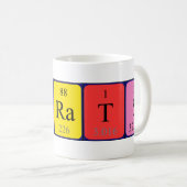 Tasse de nom de table périodique de rats de (Devant droit)