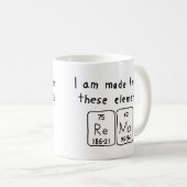 Tasse de nom de table périodique de Remo (Devant droit)