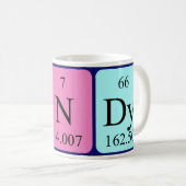 Tasse de nom de table périodique de sucrerie (Devant droit)