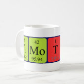 Tasse de nom de table périodique de Timothy (Devant gauche)