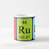 Tasse de nom de table périodique de Trudy (Centre)