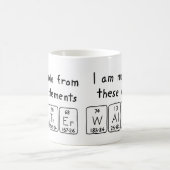 Tasse de nom de table périodique de Walther (Centre)