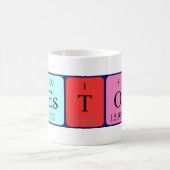 Tasse de nom de table périodique de Weston (Centre)
