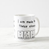 Tasse de nom de table périodique de Yoshi (Devant droit)
