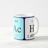 Tasse de nom de table périodique d'entraîneur (Devant droit)