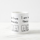 Tasse de nom de table périodique Deron (Centre)