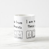 Tasse de nom de table périodique Dilan (Centre)