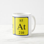 Tasse de nom de table périodique du pain (Devant droit)