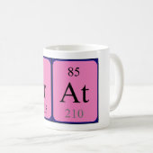 Tasse de nom de table périodique du pain (Devant droit)