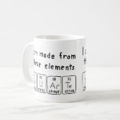Tasse de nom de table périodique Duarte (Devant gauche)