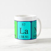 Tasse de nom de table périodique Dylan (Devant droit)