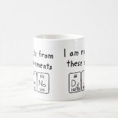 Tasse de nom de table périodique Dylano (Centre)