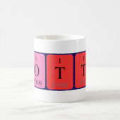 Tasse de nom de table périodique Potter (Centre)