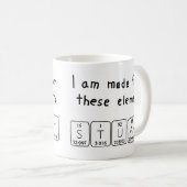 Tasse de nom de table périodique Stuart (Devant droit)