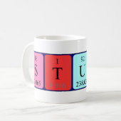 Tasse de nom de table périodique Stuart (Devant gauche)