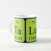 Tasse de nom de table périodique Talula (Devant gauche)