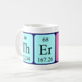 Tasse de nom de table périodique Theron (Devant gauche)