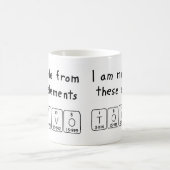 Tasse de nom de table périodique Toivo (Centre)