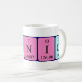 Tasse de nom de table périodique Vernice (Devant droit)