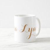 tasse de nom personnalisée (Devant droit)
