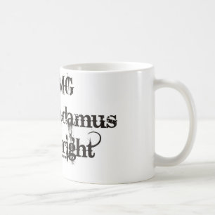 Tasse de Nostramadus avec la police grunge fraîche