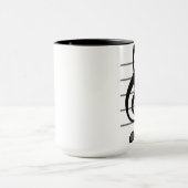 Tasse de note musicale de clef triple (Centre)