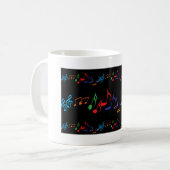Tasse de notes musicales (Devant gauche)
