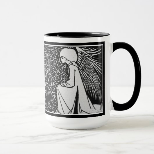 Tasse de Nouveau d'art d'anges de Beardsley (Droite)