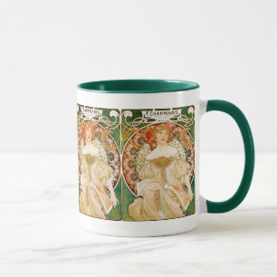 Tasse de Nouveau d'art de Mucha : Champenois