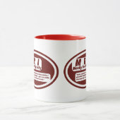 Tasse de nouveauté d'impression d'humour d'infirmi (Centre)