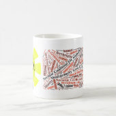 Tasse de nuage de logo et de mot de MAFA (Centre)
