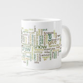 Tasse de nuage de mot de père (Devant droit)