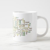 Tasse de nuage de mot de père (Droite)