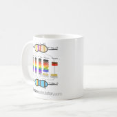 Tasse de nuancier de résistance - grande (Devant gauche)