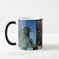 Tasse de nuit de New York de paysage urbain de