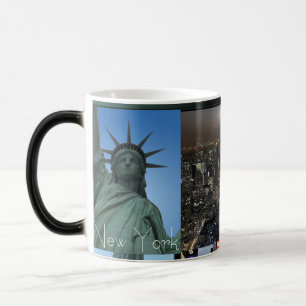 Tasse de nuit de New York de paysage urbain de
