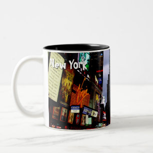 Tasse de nuit de New York de Times Square de tasse
