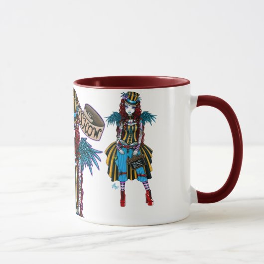 Tasse de numéro de cirque de tatouage de cirque de (Droite)