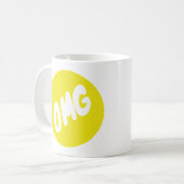 Tasse de "OMG" (Devant gauche)