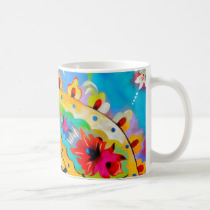 tasse de Paisley modelée par gitan intelligent