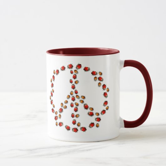 Tasse de paix de coccinelle (Droite)